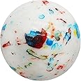 3 INCH LARGE Psychedelic Jawbreaker Candy BIG White Speckled Jawbreaker - Hard As A Rock