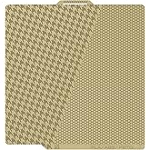 IdeaFormer-3D Houndstooth & Honeycomb PEI Build Plate for Bambu Lab X1 X1C X1E P1P P1S A1, Etched Textured PEI Bed Plate PEI 