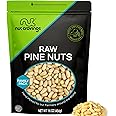 NUT CRAVINGS - Raw Pine Nuts Pignolias, Unsalted, Shelled, (16oz - 1 LB) Bulk Nuts Packed Fresh in Resealable Bag Kosher Healthy Snack, Natural Keto Vegan - Ideal for Trail Mixed Nuts