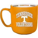 Logo Brands NCAA Tennessee Volunteers 15oz Stripe Mug - Team Logo, Inside Print, Standard Handle, Microwave & Dishwasher Safe