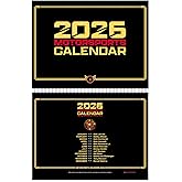 2026 Motorsports Wall Calendar | Full Stock Car Racing Schedule for All Races | Arts of Legendary Drivers & Cars | Best Home, Office, Garage Décor Gift for Race Fans