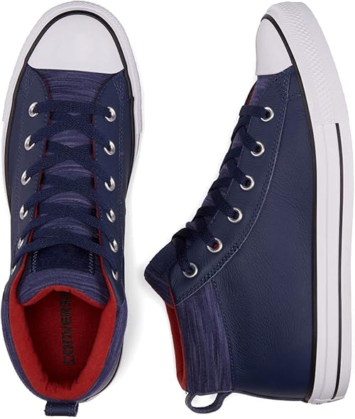 men's chuck taylor all star street mid casual sneakers from finish line