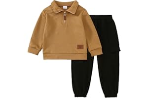 TINYPAINTER Little Boy Clothes Long Sleeve Sweatshirts+Casual Pants 2PC Fall Winter Outfits