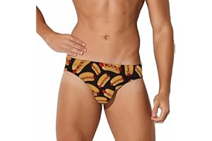 SWEET TANG Men's Swimsuit Bikni Briefs with Adjustable Drawstring Premium Swimsuit