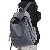 School Backpack for Teens Middle High School Backpack Large Bookbag Gray Book Bag for Girls Boys Teenagers Mochila Escolar para Niños Adolescentes