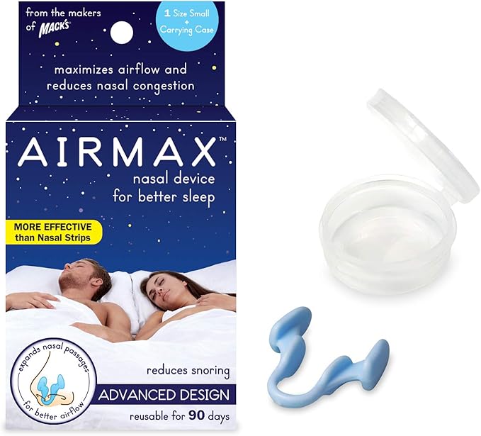 AIRMAX Nasal Dilator for Better Sleep Small Blue Amazon.ca Health