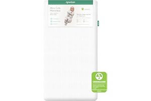 Newton Baby Mini Crib Mattress 24" x 38" - Ultra-Breathable Proven to Reduce Suffocation Risk, 100% Washable - Removable Cover Included, GREENGUARD Gold