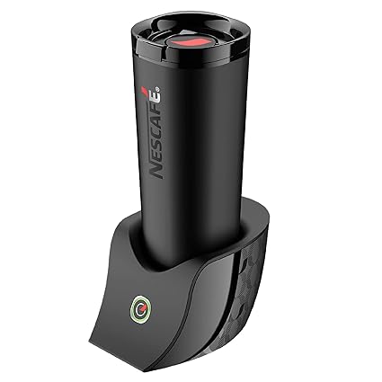 Nescafe Smart Coffee Maker and Travel Mug (210ml, Black)