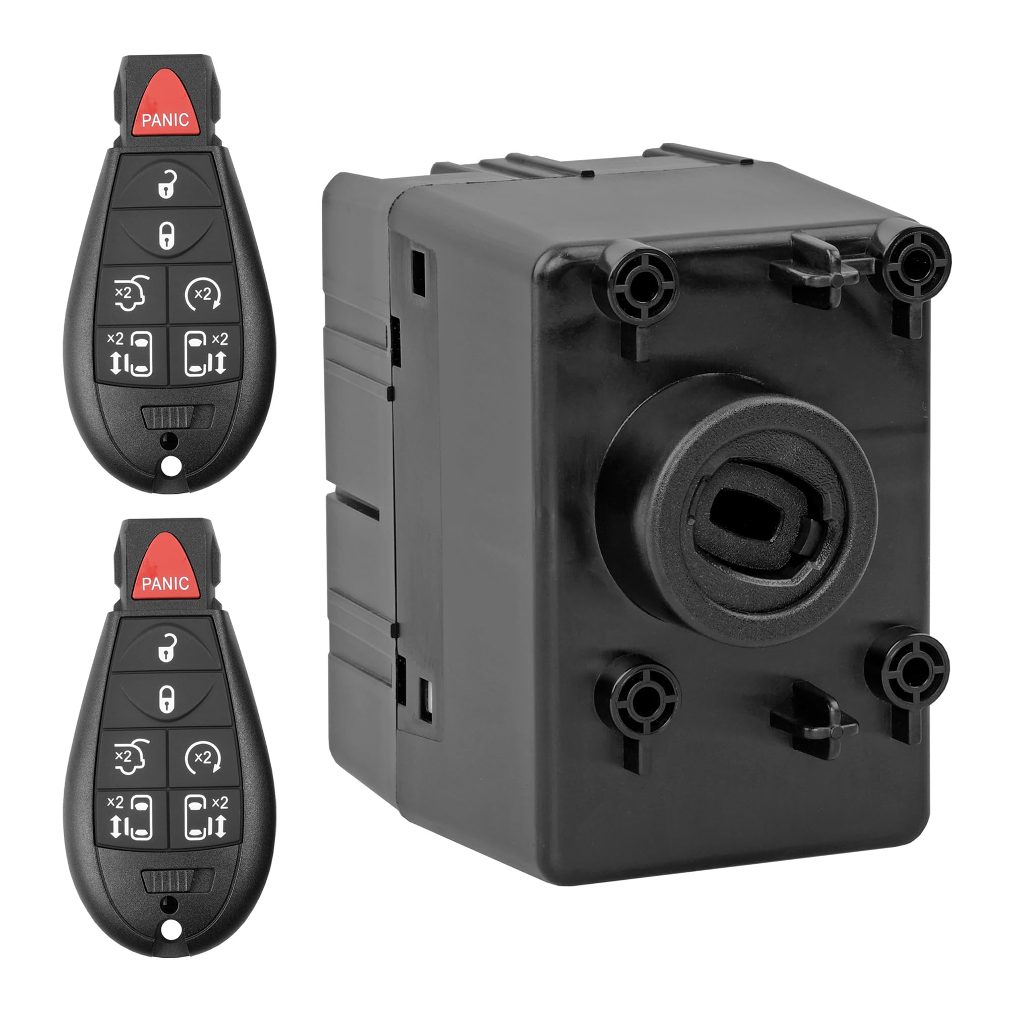 Photo 1 of 68210150AB Wireless Ignition Module Switch with Key Fob Compatible with 2008-2010 Dodge Charger Challenger Magnum, Chrysler 300 Ram 1500 2500 3500 Jeep Grand Cherokee Commander