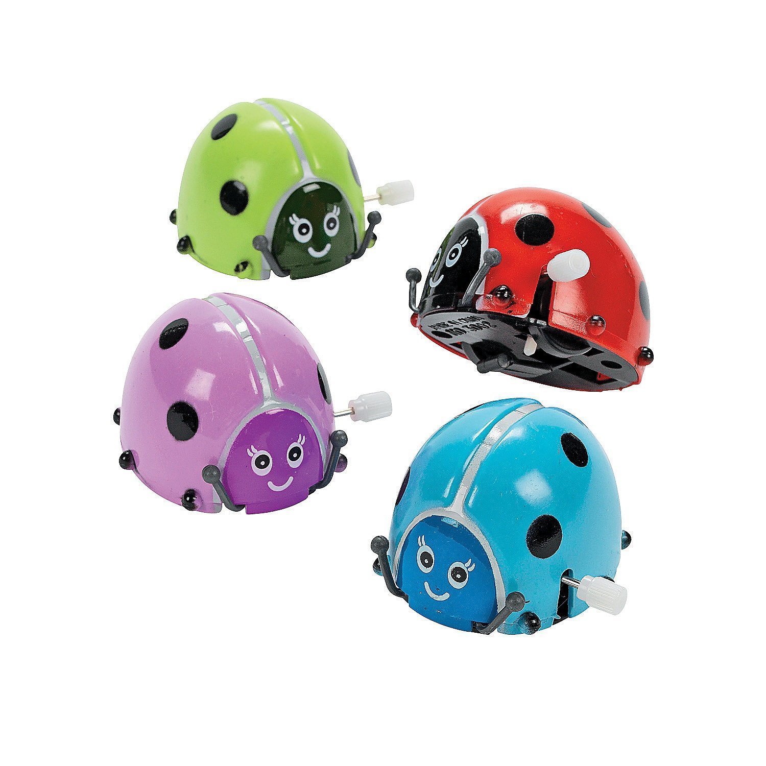 Toy 1 dozen Flipping WindUp Lady Bugs Bulk Novelty & Gag Toys Wind