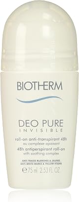 Biotherm Deo Pure Invisible Antiperspirant Roll-On 48 Hours 75ml Unscented view 1