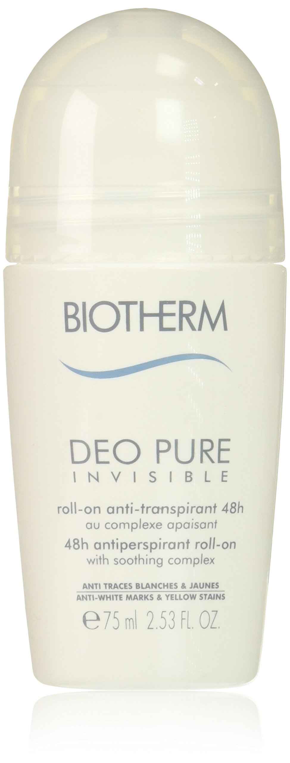 Biotherm Deo Pure Invisible 48 Hours Antiperspirant Roll-On 75ml/2.53oz (Unscented)