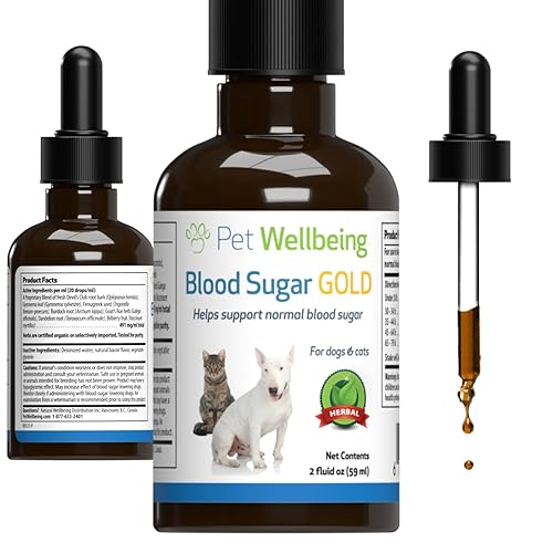 Pet Wellbeing Blood Sugar Gold for Cats Natural Support for