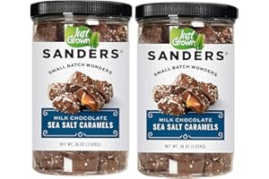 Just Grown Sanders Milk Chocolate Sea Salt Caramels - 36 Oz. (2 pack)