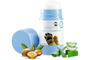 Mooncat Cat Paw Balm – Cat-Specific Paw & Nose Moisturizer for Dry Cracked Pads, Fast Absorbing Lick Safe Natural Botanical Care, Non Greasy Fragrance Free Protection & Repair - 2oz (60ml)