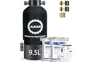AKM Spotless Water System for car wash,Pre-Filled with DI Resin, DI Water System,Garden Hose Quick Connector, Deionized Water System for RV, Vehicles, Motorcycles, Bikes, Boats, Planes,No Spots