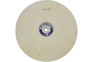 MARATHON 100% WOOL FROM AUSTRALIA BEST FELT USA BFC Marathon 8" Felt Polishing Wheel, 1" Thick, 5/8" Arbor Hole, Rock Hard Density, 0.80gm/c3