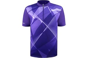 SAVALINO Men's Bowling Sublimation Printed Jersey, Material Wicks Sweat & Dries Fast, Size S-5XL