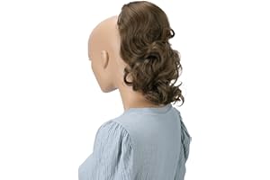 CAISHA 12" Hair Piece Braid Ponytail Extension Voluminous Wavy Light Brown PH206