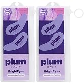 Plum Beauty Reusable Under-Eye Patches 2-Pack, Silicone Eye Masks | Medical-Grade Silicone Patches for Puffy Eyes and Dark Circles, Cooling &amp; Depuffing, Reusable, Self-Care Gifts for Women