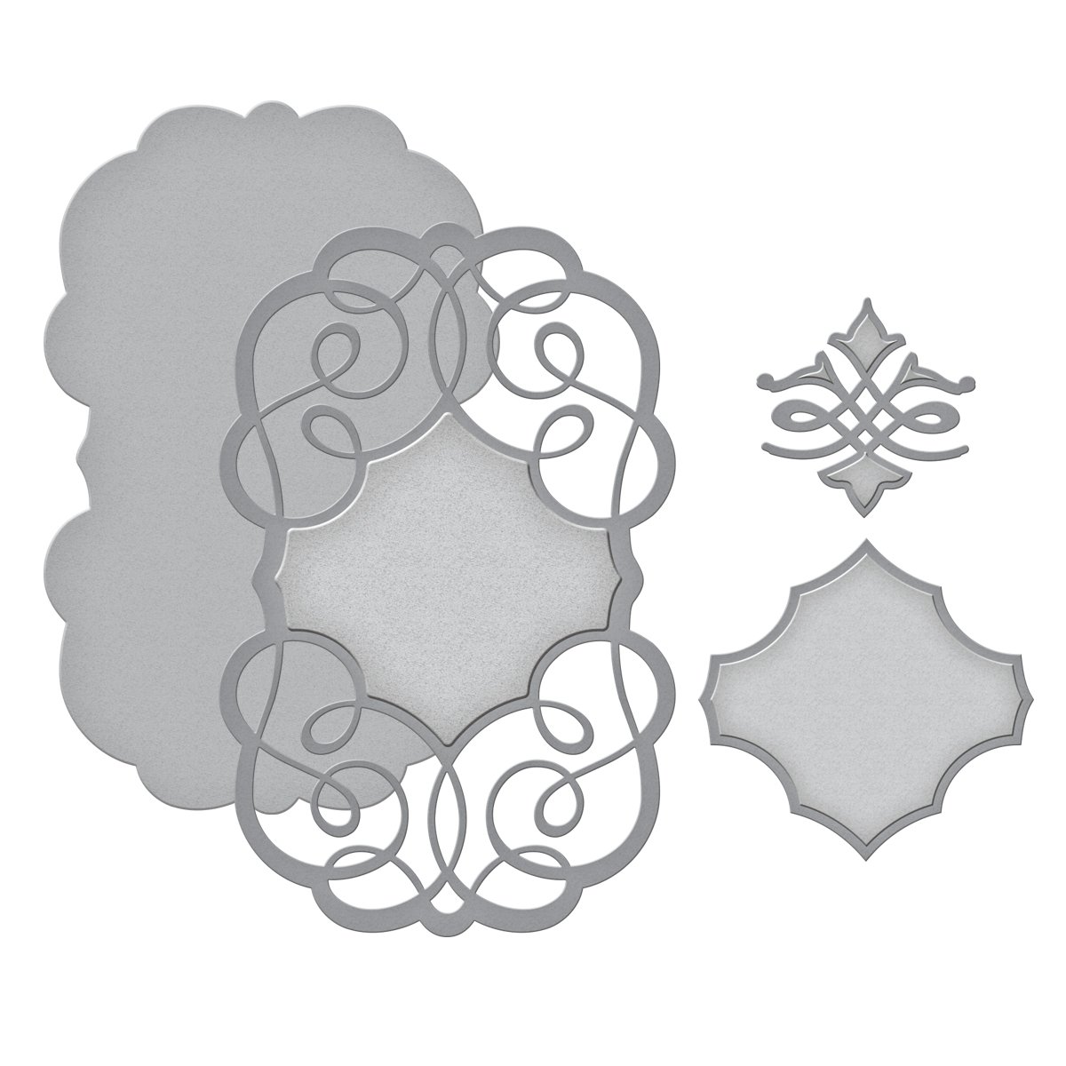 Spellbinders Spellbinders Nestabilities Dies-Swirling Grace,,Multicolor,0.25 x 13.97 x 22.22 cm