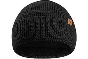 DANISH ENDURANCE Kids Beanie for Winter, Children's Merino Wool Fleece Lined Hat