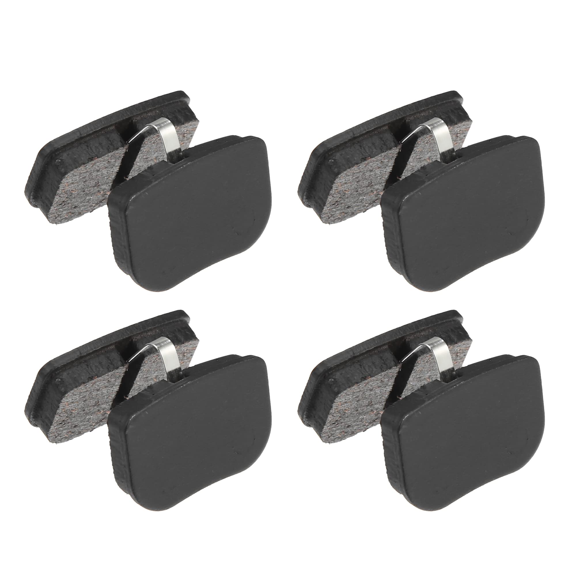 X AUTOHAUX 4 Pair Semi Metal Disc Bike Brake Pads with Spring Leaf for Boli