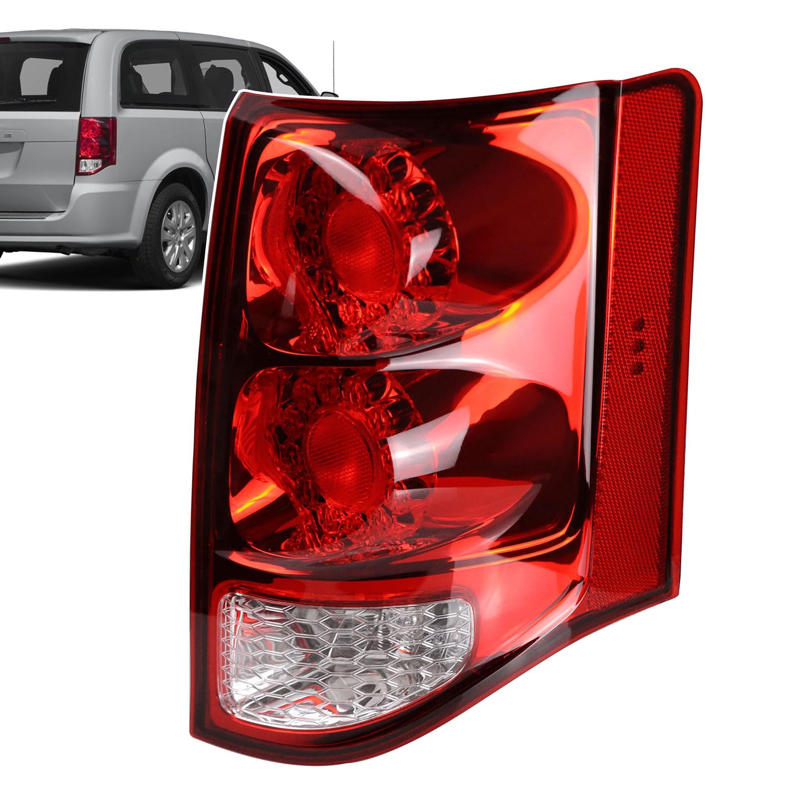 Photo 1 of LED Tail Lights Compatible with 2011-2020 Dodge Grand Caravan Right Passenger Side Replace:5182534AF