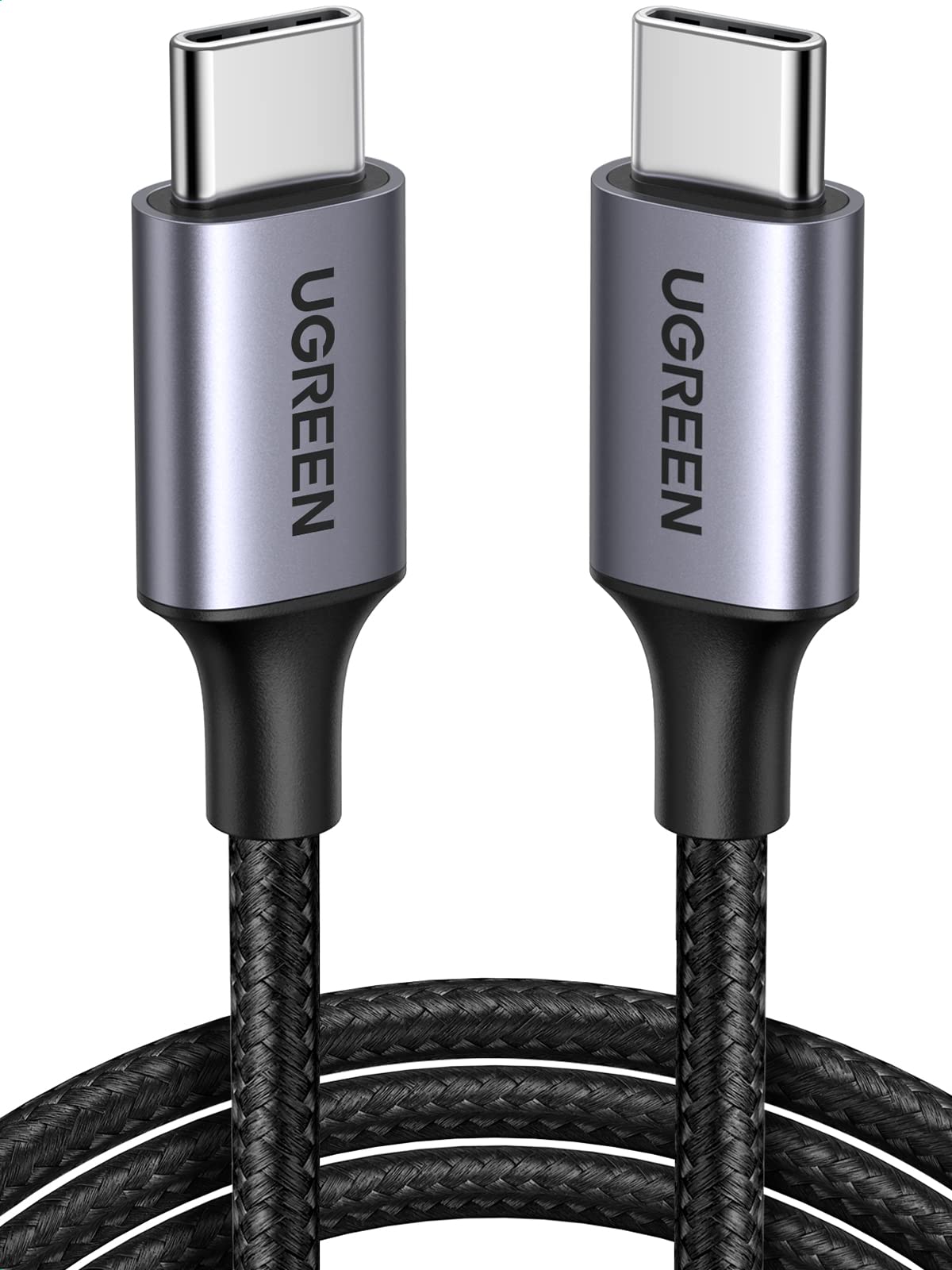 UGREEN USB C auf USB C Kabel 60W PD 3.0, PPS USB-C Ladekabel kompatibel mit iPhone 17 Pro Max,iPhone Air, iPhone 16 15 Pro Max, Galaxy S25 S24 MacBook Air M2 iPad Pro, Air 5/Mini, Pixel 9 usw. (1M)