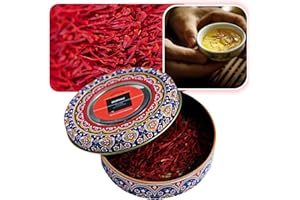 WYHHNDY Pure Red Saffron (2g) – Premium saffron threads for cooking, tea and baking. Perfect with paella, risotto, golden milk or sweet saffron tea – compliment your dishes with the world’s most luxurious spice.