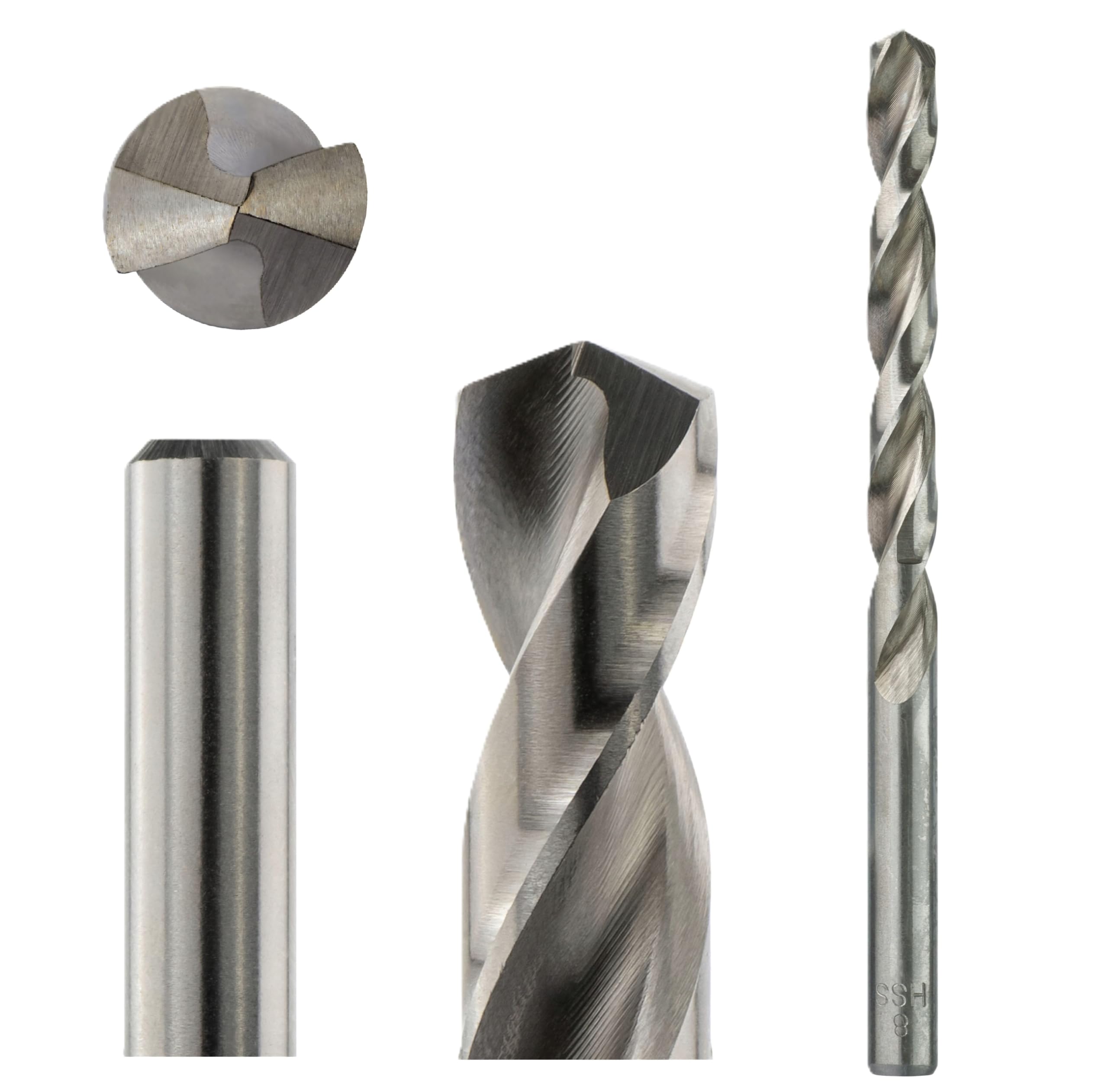 Milwaukee HSS-G THUNDERWEB Metal Drill Bit 8.0mm OL:117mm WL:75mm