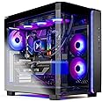 Skytech King 95 Gaming PC Desktop, Ryzen 7 9800X3D 4.7 GHz (5.2 GHz Turbo Boost), NVIDIA RTX 5070 12GB GDDR7, 1TB Gen4 SSD, 32GB DDR5 RAM 6000 RGB, 850W Gold PSU, 360mm ARGB AIO, Wi-Fi, Win 11 Home