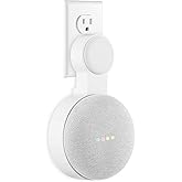 Caremoo Google Home Mini Wall Mount Holder, Space-Saving Design AC Outlet Mount, Perfect Cord Management for Google Home Mini