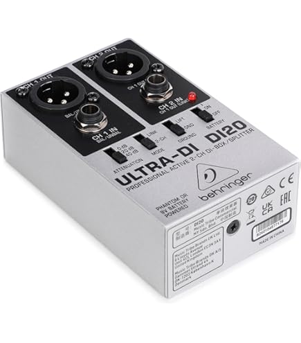 Amazon.com: Behringer Ultra-Di Di100 Active Di-Box (Sold Only In