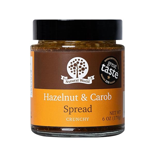NUTURAL WORLD – CRUNCHY HAZELNUT AND CAROB SPREAD...