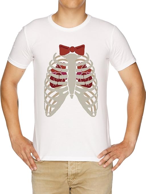Vendax Zeit Herr Haben Zwei Herzen Herren T-Shirt Weiß