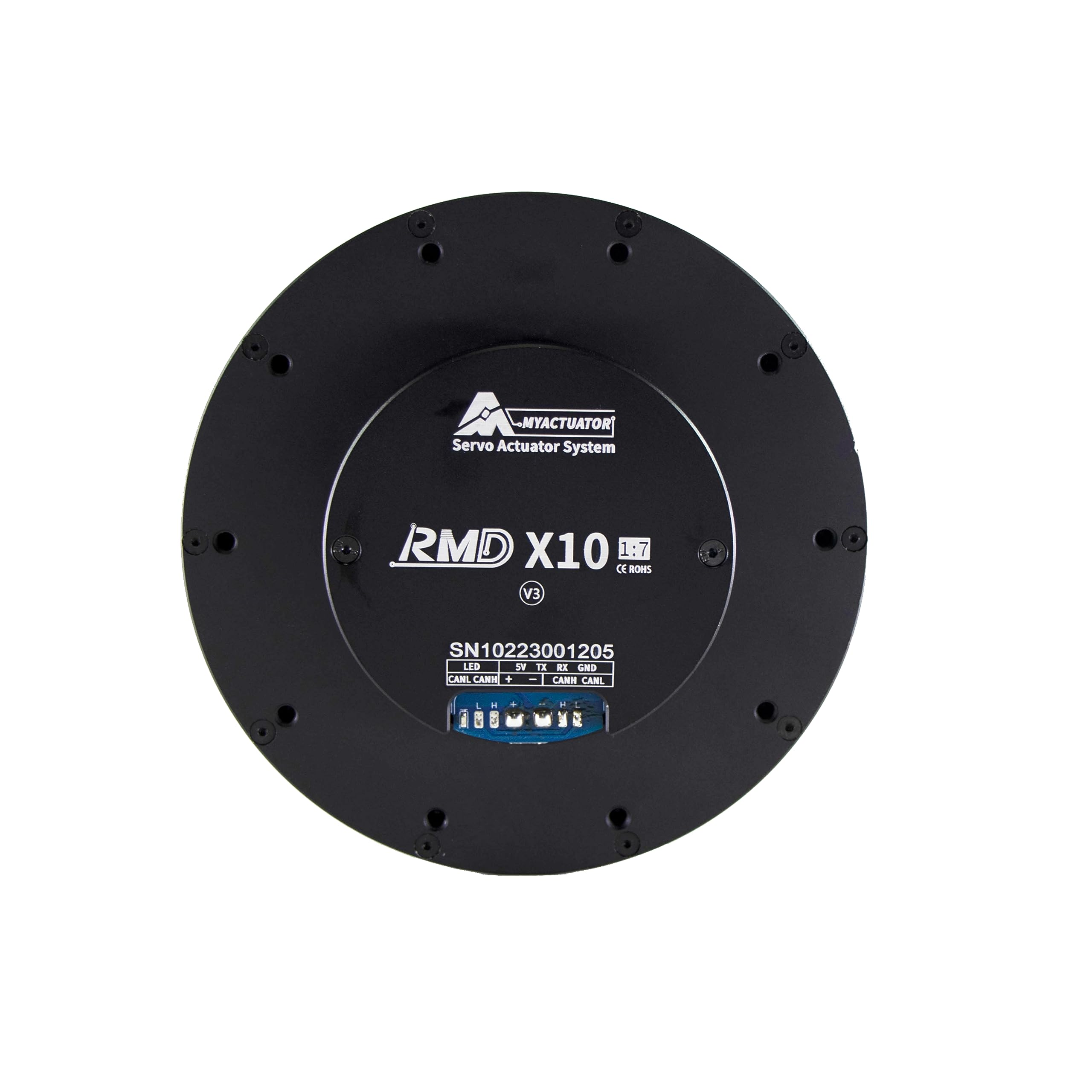 Photo 1 of MyActuator Servo Actuator System RMD-X10-P7-40-C-N Brushless DC Servo Motor Dual Encoder with MCX500 Driver High Torque for Robot Arm Pancake Actuator BLDC Servo Motor