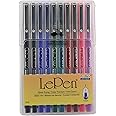 Uchida 430010A , Le Pen, 0.3 Millimeter point, Pen Set, 10 Pack, Multicolor