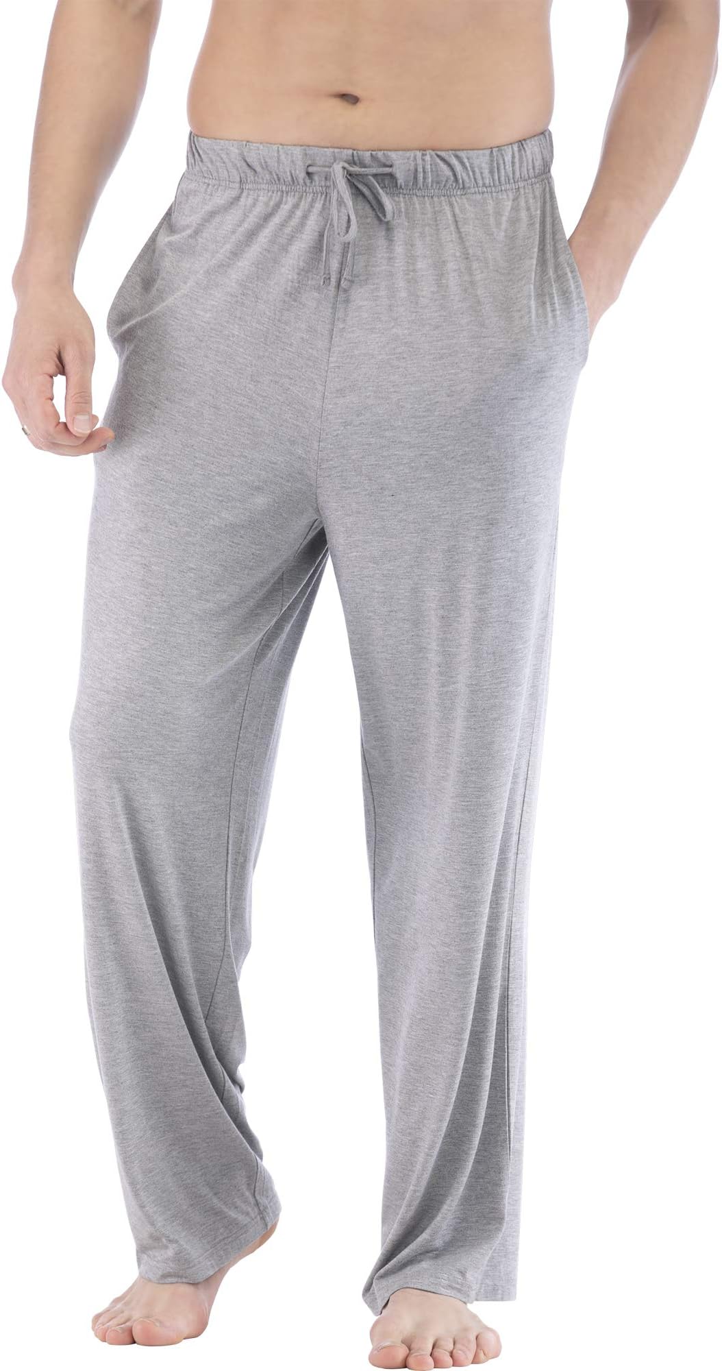 NEIWAI Men's Pajama Pants Bamboo Knit Sleep Bottoms Casual Lounge Pants