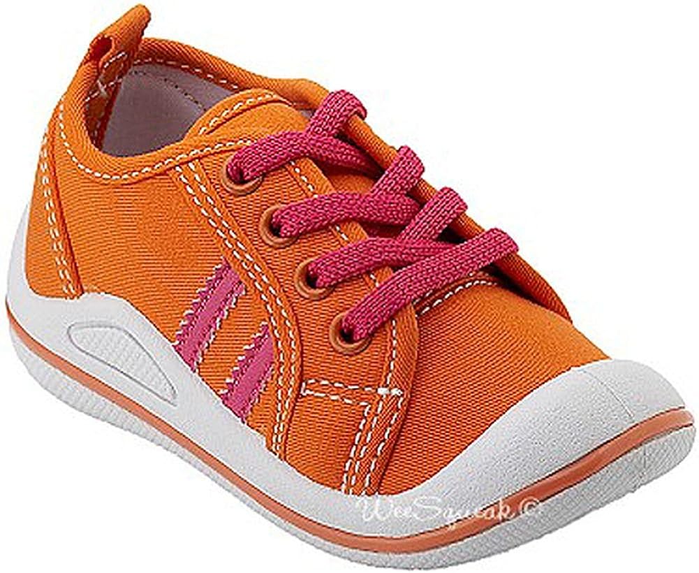 Wee Squeak Toddler Girls Orange Pink Tennis Shoes 10 Shoes