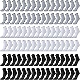 Sophproton 240 Pairs Mens Socks Bulk Pack Quarter Ankle Athletic Moisture Wicking Sports Casual Socks for Men Women Unisex