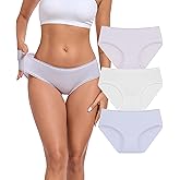 ANLIQI Women's Modal Underwear Soft Hipster Panties for Women Pack Breathable Moisture Wicking Briefs Ladies Underpants