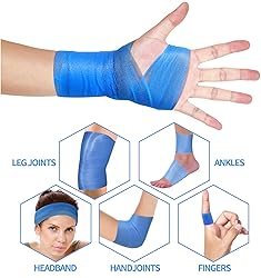 ADMITRY Pre Wrap Tape Athletic,3 Rolls X 22 Yards