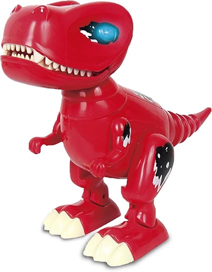 red robot dinosaur