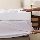 WhatsBedding 5 Inch Memory Foam Mattress Topper (King, 78x80), Deep Pocket | 2000GSM Fluffy Shredded Memory Foam Filled, Extra Soft Pillow Top for Back Pain Relief, Thick &amp; Supportive Bed Topper