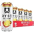 RYSE Fuel Energy Drink - Strawberry Squeeze - Sugar Free, Gluten Free & Vegan - 200mg Natural Caffeine, Taurine & Choline for Focus & Energy - No Artificial Colors - 16 fl oz Cans (12-Pack)