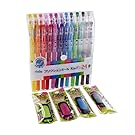 Pilot FriXion Erasable Gel Ink Pens, 0.7mm, Assorted Colors, 24/Pack with Frixion Erasers