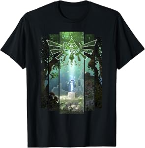 Nintendo Zelda The Master Sword Lost Woods Artwork T-Shirt