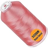 New brothread - Single Huge Spool 5000M Each Polyester Embroidery Machine Thread 40WT for Commercial and Domestic Machines - 
