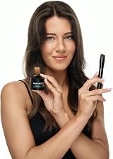 THICK FIBER Root Touch Up Powder Medium Brown with Brush & Mirror view 6